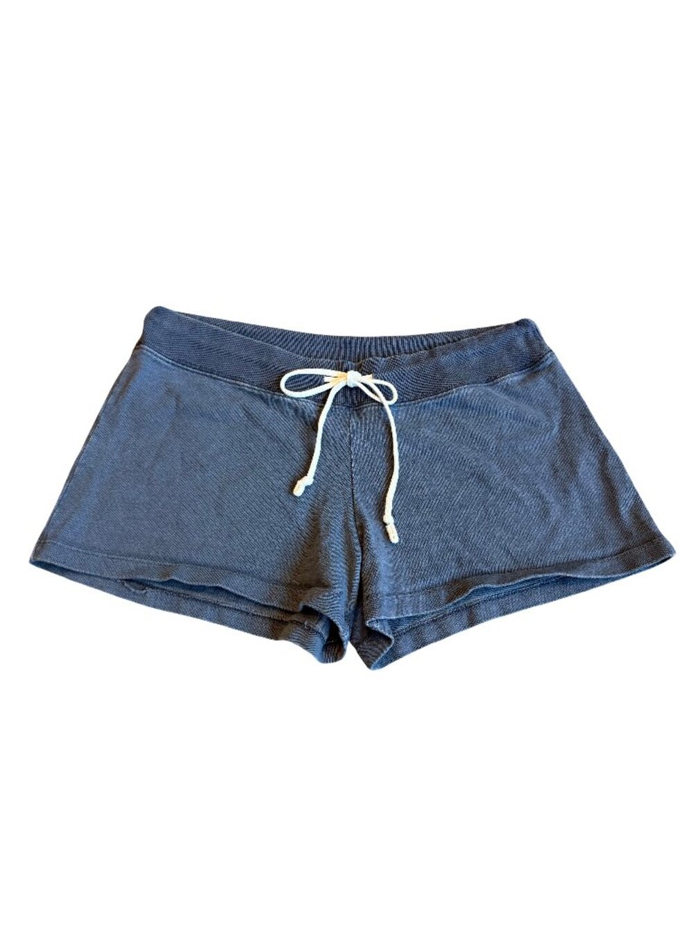 Brandy Melville Slate Blue Cotton Lounge Shorts Drawstring One Size Small